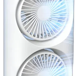Double Ended Desk Fan With Spray Mist, Battery Rechargable and Remote Controlled cooler-18