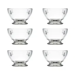 la rochere Abeille Transparent Glass ( Set of 6 ) Bowl-picture-23