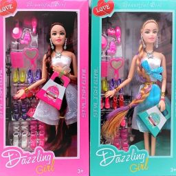 Stylish Long Hair Set Doll and New Angel Doll Set for Kids(Pack of 2)-13