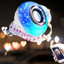 YAROH Blub Speaker G54 Smart LED Music Bulb with Bluetooth Control Smart Bulb-image-95