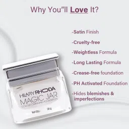 hilary rhoda Magic Jar Colour Changing Foundation | Long Lasting Formula | Buildable Coverage Foundation image 4