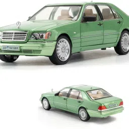 1:24 Mercedes-Benz W140 320SEL High Simulation Diecast Car Sound Light Model Car-image-42