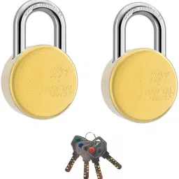 NAVTAL ULTRA XL+ BRASS PADLOCK PACK OF 2 WITH 4 COMMON KEYS Padlock-picture-8
