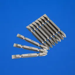 Good Quality 10 pcs screwdriver PH2 Bit Set (+)(-)Plus Minus Screwdriver Bit Set (Pack of 10) Screwdriver Bit Set-image-1
