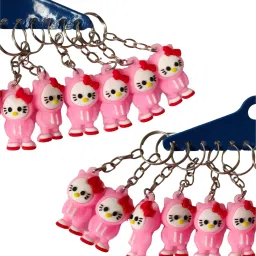 Hello Kitty Rubber Keychains – Adorable Pink Keyrings for Girls, Kids Key Chain-picture-26