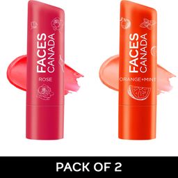 faces canada Lip Balm Combo of 2 | Orange Mint + Rose Petal Orange Mint + Rose Petal-picture-19