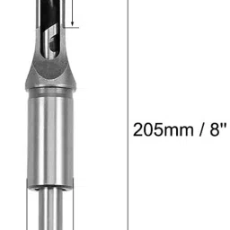 uptoak Woodworking 3/8" Inch (9.5mm) Square Hole Drill Bit Mortising Chisel Set, Mortise Chisel & Bit Set for Mortise and Tenon Machine image 3