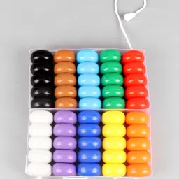 funablo Counting Beads 50 Beads for Infants to Learn Counting and Colors for kids image 5