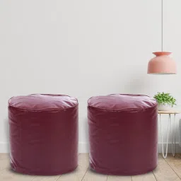 Medium Pouffe Bean Bag Cover(Without Beans)-image-59