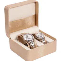 Titan Unisex Bandhan Stainless Steel Bracelet Style Analogue His & Her Watch 17692589KM01-31