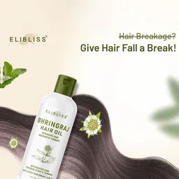 ELIBLISS Set Of 2 Bhringraj Oil For Hair Growth & Resolve Dandruff Issue-100ml Each image 5