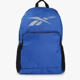 Logo Print Backpack with Front Zip Pocket-picture-2