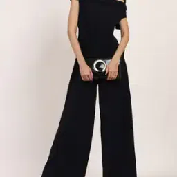 Shein Shoulder Tie-Knot Cinched Waist Wide Leg Jumpsuit-image-38
