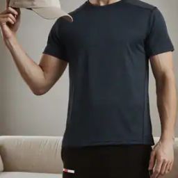 Shein Medium Length Short Sleeve Panel Seam Tshirt-image-53