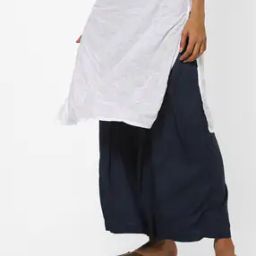 Pleated Palazzos with Semi-Elasticated Waist-image-17