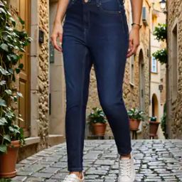 Shein Ankle Length Skinny Fit Jeans with Pockets-image-80
