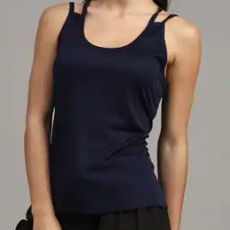 Shein Activewear Medium Length Double Straps Fitted Tank Top-image-9