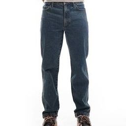 Mid-Wash Straight Jeans with Seam Detail-image-89