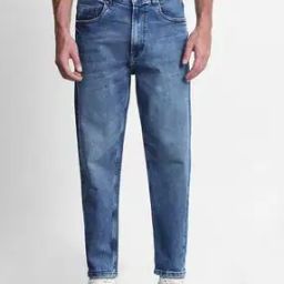 mufti Men Mid-Wash Relaxed Fit Jeans-picture-21