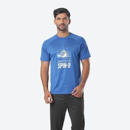 Men's Cricket T-shirt Round Neck CT500 Dark Blue-image-1