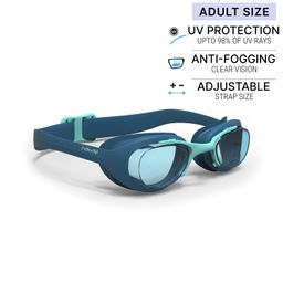 Adult Swimming Goggles Mens Womens UV Protection Xbase Clear Lenses Blue green-image-94