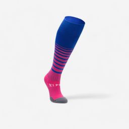 Kids' Football Socks Viralto - Blue/Pink-10
