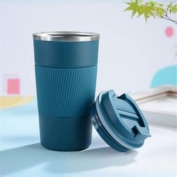 YELONA  Blue Insulated Stainless Steel Coffee Tumbler 510ml-57
