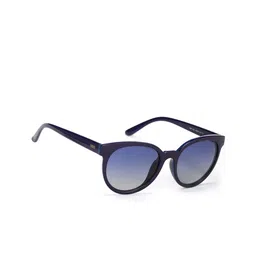 ENRICO Women Blue Lens & Blue Cateye Sunglasses - EN P 1052 C2-Blue-63
