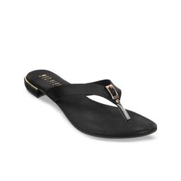 Wet Blue Women Black Solid Open Toe Flats-image-74