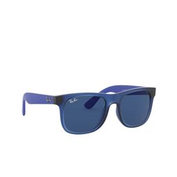 Ray-Ban Junior Boys Blue Lens & Blue Square Sunglasses with UV Protected Lens 8056597126854-42