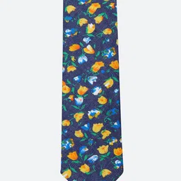 Tossido Men Blue & Yellow Printed Slim Tie-image-75