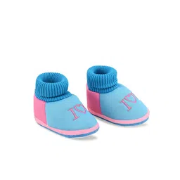 Smartots Infants Colourblocked Pure Cotton Socks Booties-60
