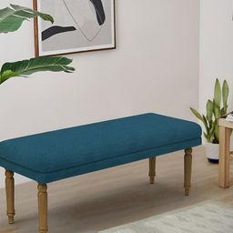 Chumbak Nawaab Bench - Mediterranian Blue Lounge Chair-picture-27