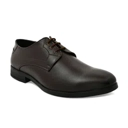 INVICTUS Men Brown Solid Formal Derbys-image-25