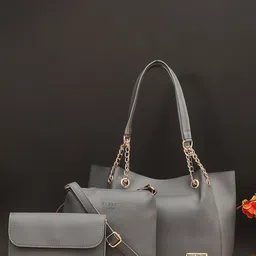 Bagsy Malone PU Structured Shoulder Bag with Applique-14