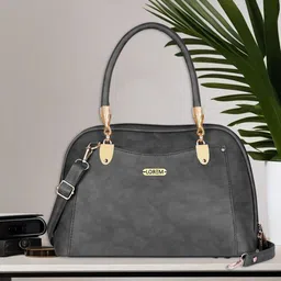 LOREM Embellished Bowling Handheld Bag with Applique-35