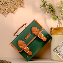 NR By Nidhi Rathi Structured Applique Detail Handheld Bag-image-44