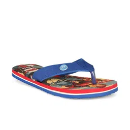 Disney Girls Blue & Red Printed Room Slippers-40