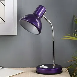 SPARK WORLD Black Metal Quirky Bell Shaped Table Lamp image 2