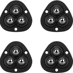 Mini Caster Wheels for Small Appliances, 360°Rotation Stainless Steel Rollers , Swivel Furniture Caster-image-81