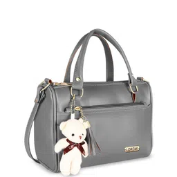 LOREM Colourblocked Structured Shoulder Bag with Applique image 3