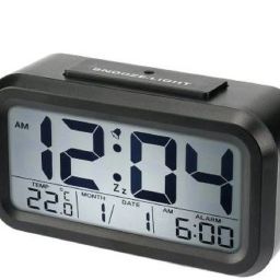 Digital Black Clock-0