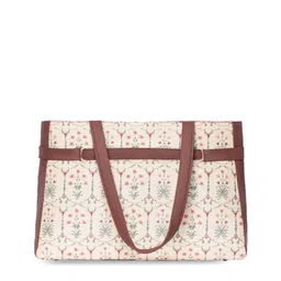ZOUK Printed Structured Laptop Shoulder Bag image 5