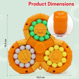 liyan Spinny Twist Magic Bean Cube Fidget Spinner Puzzle Toy for Kids & Adults image 3