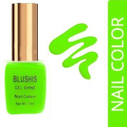 Gel Shine Nail Color (11ml) Parrot Green-image-41