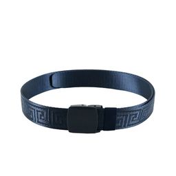 Kastner Men Woven Design Slider Buckle Wide Belt-image-83