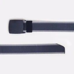 Kastner Men Textured Canvas Slider Buckle Belt image 4