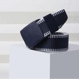 Kastner Men Blue Textured Belt-image-82