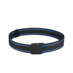 Kastner Men Blue Striped Formal Canvas Belt-image-91
