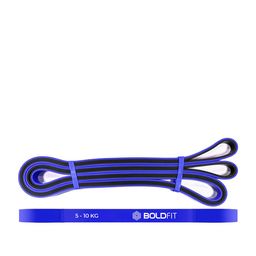 BOLDFIT Blue Solid Heavy Resistance Bands-50